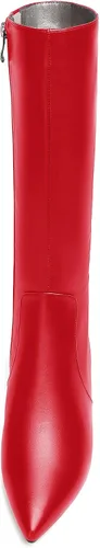 Miniatura 3 de WAYDERNS Botas altas hasta la rodilla de tacón bajo con cremallera mate para mujer, 2 pulgadas
