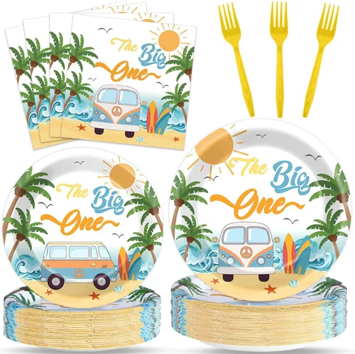 Miniatura 34 de 96 piezas de decoraciones de vaquera, suministros de fiesta, platos de papel con estampado de vaca, platos y servilletas desechables occidentales
