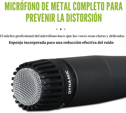 Miniatura 5 de wm57 Micrófono Dinámico Vocal de Estilo Clásico Instrumento de Audio Clásico Profesional Dinámico Cardioide Unidireccional - para Instrumentos