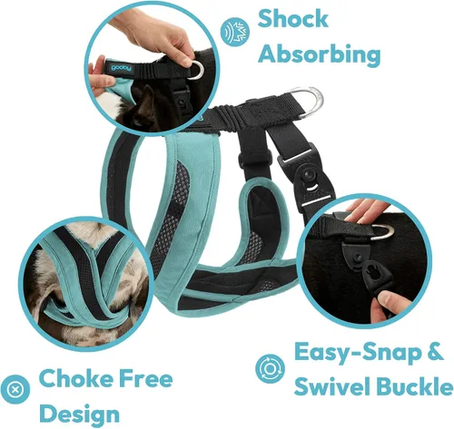 Miniatura 4 de Gooby Arnés para Perro Comfort X - Arnés para Perro de Cabeza Adentro para Perros Pequeños y Medianos - Libre de Escapadas y Ahogo - Malla Portland
