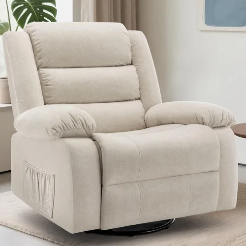 Miniatura 12 de Korser Sofá reclinable, sofá biplaza reclinable con consola, sofá reclinable extragrande con mesa desplegable, sofá de 3 plazas con portavasos y Gris