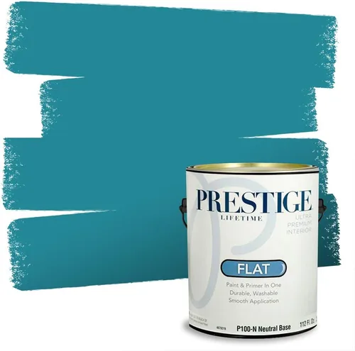 Miniatura 124 de PRESTIGE Pintura interior e imprimación en uno, azul cielo, semi-brillante, 1 galón