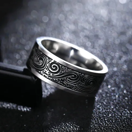 Miniatura 2 de Supra Diamanto 4 anillos de banda lisa para hombres anillos de acero inoxidable para hombres anillos de boda anillos de tótem de boda para hombres