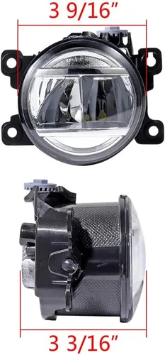Miniatura 6 de Luces antiniebla LED de 3000 lm con lente transparente izquierda y derecha compatibles con Acura TLX Honda Accord Civic CRZ Fit HRV Odyssey Passport