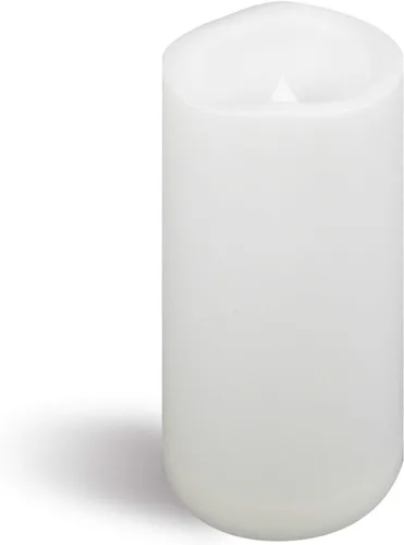 Miniatura 18 de CANDLE CHOICE Velas impermeables sin llama para exteriores, funcionan con pilas, con temporizador, gran resina plástica brillante, parpadeante