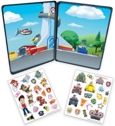 Miniatura 2 de PAW Patrol - Lata de Creaciones Magnéticas - Juego de Vestir - Incluye 2 hojas de imanes de vestir Mix & Match con lata de almacenamiento. ¡Gran