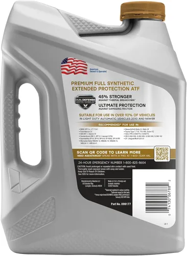Miniatura 3 de Valvoline Extended Protection - Líquido de transmisión automática totalmente sintético ATF 1 galón, Caja de 3