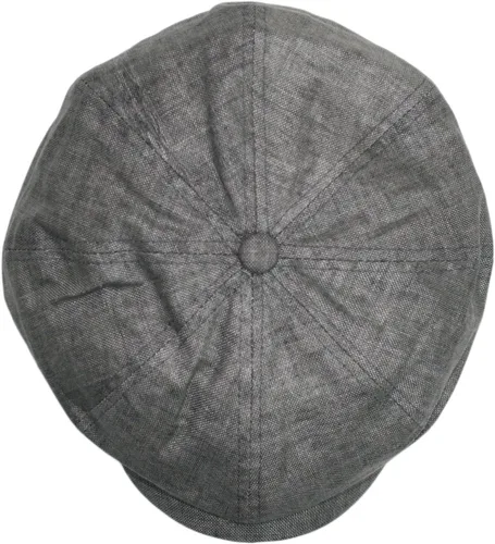 Miniatura 8 de Sombrero de lino para hombre de 8 paneles Applejack Gatsby Newsboy Ivy