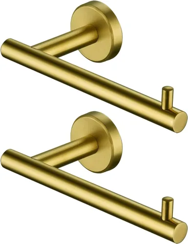 Miniatura 17 de JQK Soporte para Papel Higiénico, 5 Pulgadas Acero Inoxidable 304 Grosor 0.8mm Dispensador de Papel Higiénico para Baño, Sostiene Mega Rollos