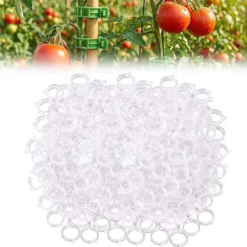 Miniatura 8 de Clips para plantas de jardín, clip de plástico seguro para plantas trepadoras, clips de tomate portátiles para plantas trepadoras, clip de soporte