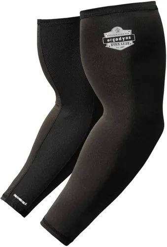 Ergodyne Chill Its 6690 - Mangas de enfriamiento para brazos, tamaño para hombres y mujeres, protección solar UPF 50+ Negro