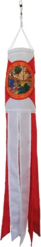 Miniatura 26 de In the Breeze 5110 Virginia State Flag Windsock, 18 pulgadas