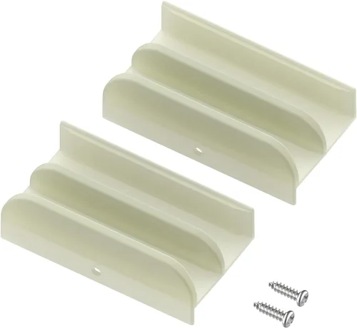 Miniatura 8 de Guía inferior de puerta corredera de ducha y canales de 1/2 pulgada para sistemas de puertas deslizantes (colgadas superiores) (caja de bañera), 1