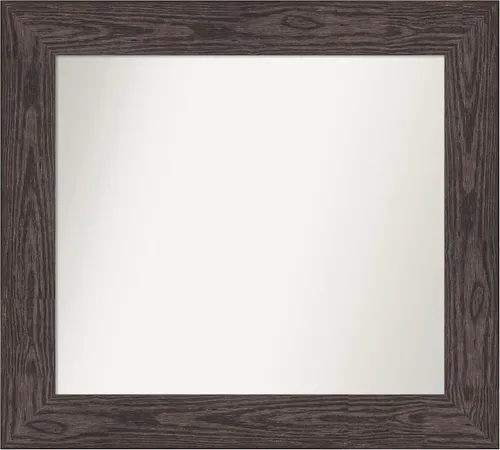 Miniatura 99 de Amanti Art Espejo personalizado, espejo de baño negro puente, espejo de pared o espejo de tocador de baño sobre el fregadero (26 x 26 pulgadas)