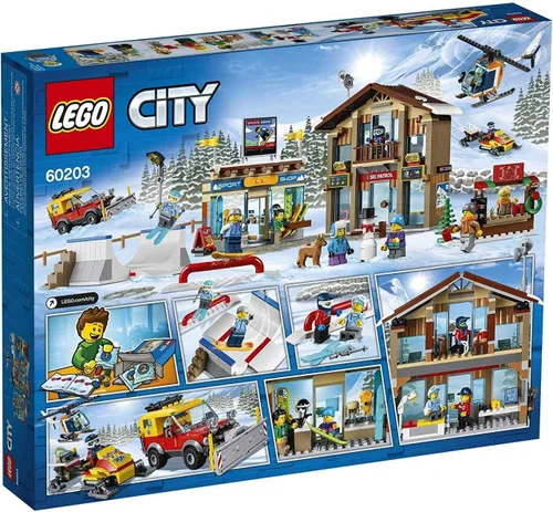 Miniatura 2 de LEGO City Ski Resort 60203 Kit de construcción de juguete de nieve para niños (806 piezas)