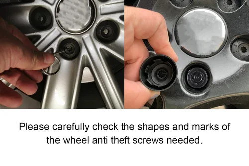 Miniatura 3 de Llave de extracción de tornillo de tuerca de acero cromado, llave antirrobo, compatible con vehículos VW, Audi, Volkswagen (522)
