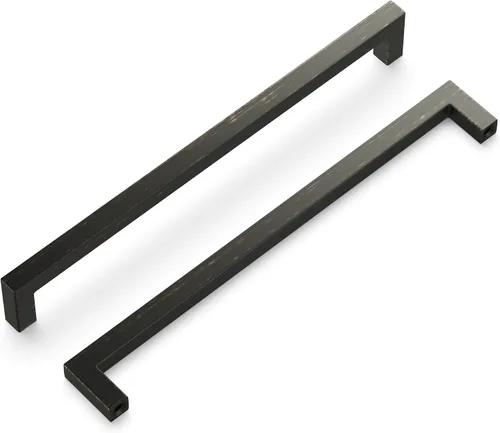 Miniatura 13 de Hickory Hardware - HH075326-BGB - Manija de la colección Skylight, 3 pulgadas de centro a centro, latón dorado cepillado.