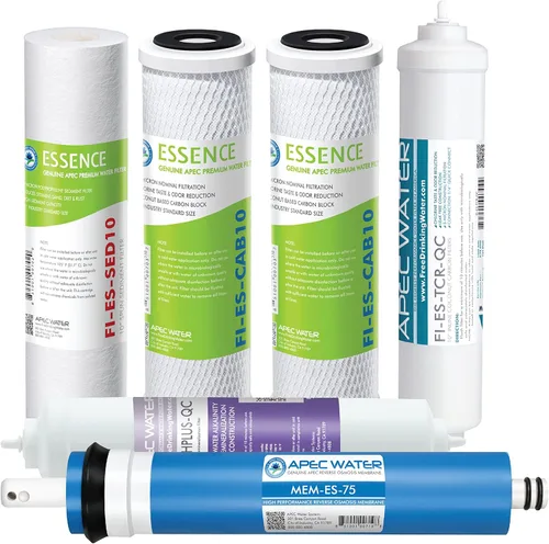 Miniatura 14 de APEC - JUEGO DE FILTROS - Repuesto de alta capacidad, juego de prefiltros para sistema de filtro de agua de ósmosis inversa serie ESSENCE, etapa 1