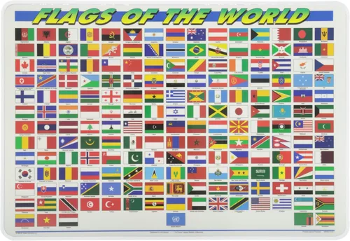 Miniatura 4 de Painless Learning Mantel individual con la bandera estadounidense