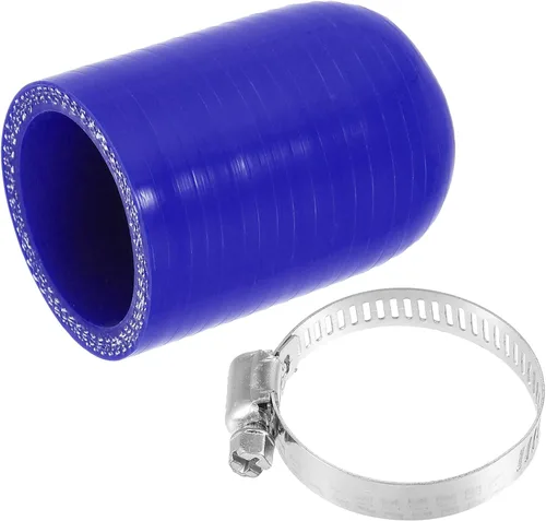Miniatura 14 de uxcell 1 Unidades 0.236 in ID Silicona Tapa de Refrigerante con Abrazadera para Calentador de Refrigerante Bypass Vacío Agua Puerto Azul