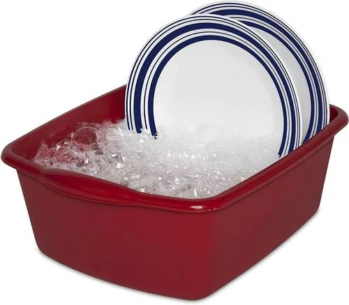 Miniatura 2 de Sterlite - Lavabo de 12 cuartos de galón, multiusos, 15 3/4 x 12 1/2 x 6 pulgadas, rojo, paquete de 1