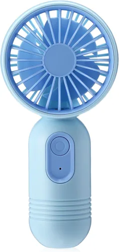 Miniatura 34 de Rossesay Miniventilador portátil a granel, lindo ventilador de mano ligero, pequeño ventilador personal de mano y pestañas de 3 velocidades