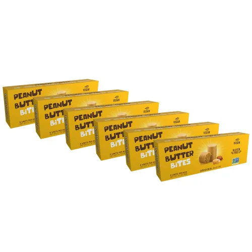 Miniatura 2 de PASOKIN Snack natural de mantequilla de maní Bocadillos de PB crujientes y cremosos Sin gluten, proteína vegana Pacoca fabricada en Estados