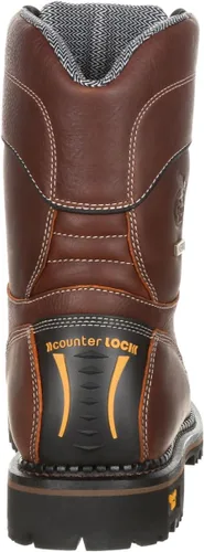 Miniatura 5 de Georgia Boot Botas de trabajo impermeables de tacón bajo AMP LT Logger para hombre Marrón