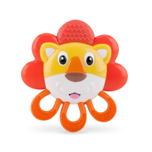 Nuby Vibe-eez - Mordedor vibratorio - Funciona con pilas, superficie texturizada y juguete fácil de agarrar para aliviar la dentición del bebé - Más