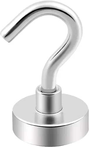 SEDLAV Gancho magnético resistente para colgar en cocina, garaje, parrilla, crucero, lugar de trabajo y oficina, extra fuerte (6 unidades)