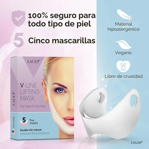 Miniatura 5 de Línea de mascarilla de contorno en forma de V que forma la correa de elevación de la correa de elevación de la línea de la mandíbula de la línea