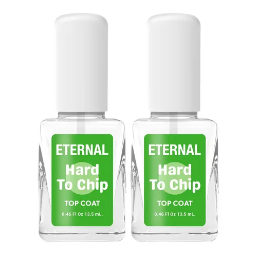 Miniatura 10 de Eternal Capa superior de secado rápido Sellador de esmalte de uñas de alto brillo de secado rápido, acabado transparente resistente a las manchas