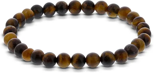 Miniatura 186 de Gem Avenue Handmade Round Bead Stretch Bracelet Unisex Natural Stone Beaded Jewelry for Men & Women, Elastic Wristband for Daily Wear