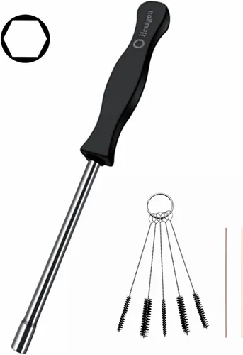Miniatura 11 de Herramienta de carburador 21 dientes Spline 530035560 y Pac Man 308535003 para ajustar el carburador de Husqvarna, Poulan, Ryobi, Homelite, Stihl