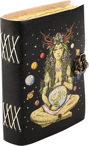 Miniatura 4 de KomalC Diario de cuero para mujeres y hombres sin forro con borde de cubierta de papel libro de sombras Hocus Pocus, cuaderno de escritura, diario