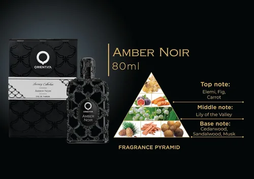 Miniatura 4 de Orientica Luxury Amber Noir - Juego de 2 perfumes para hombre con notas de Elemi, higo, zanahoria, almizcle, perfume árabe amaderado para hombres