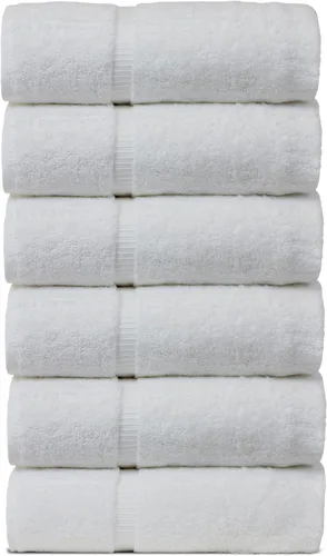 Miniatura 15 de Luxury Hotel & Spa Collection - Toalla ecológica de 100% algodón turco de 27 x 54 pulgadas (27 x 54 onzas), de secado rápido, para baño, borde