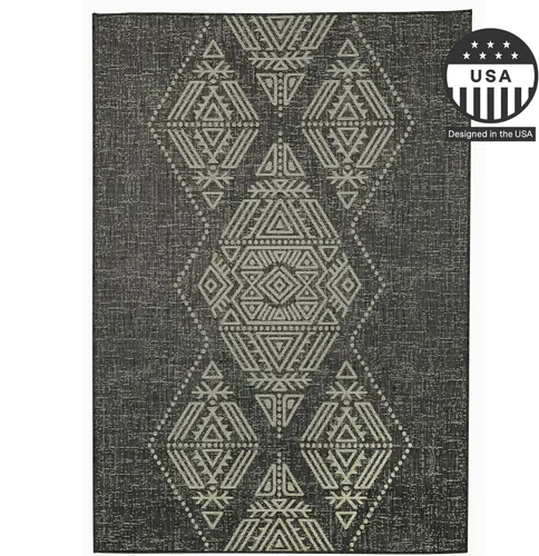 Miniatura 3 de FH Home Alfombra plana tejida para exteriores, impermeable, fácil de limpiar, resistente a las manchas, hilo de polipropileno de alta calidad