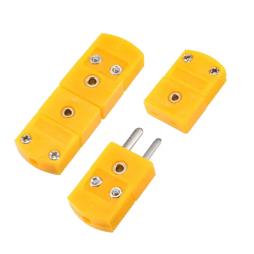 uxcell a15110200ux0076 10 conjunto K tipo termopar M/F prueba temperatura sonda conector