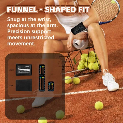 Miniatura 4 de Tennis Score Keeper Pulsera 2 en 1 Contador de puntuación de tenis portátil montado en raqueta o en pulsera, accesorio de tenis ultraligero