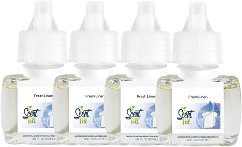 Miniatura 17 de Scent Fill Ambientador enchufable de pachulí de vainilla, 4 recambios de aceite perfumado