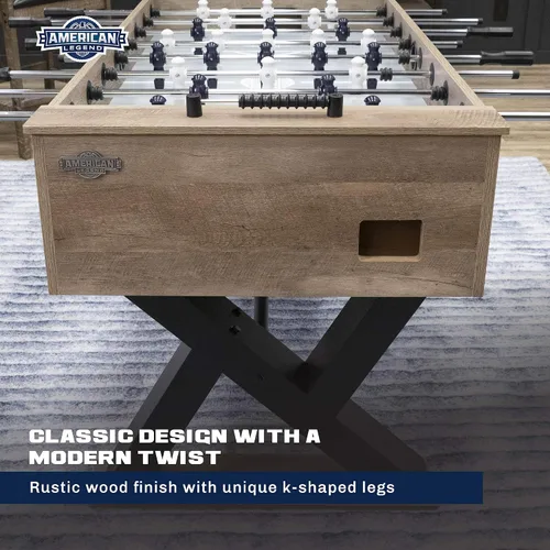 Miniatura 6 de American Legend Foosball Tables - Modern Design - Official Size Playfield - Kirkwood and Manhattan Styles