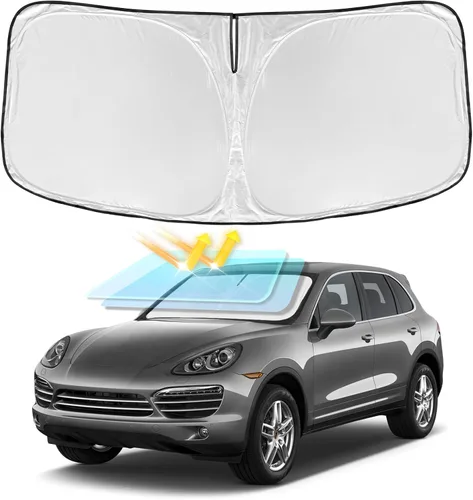 Miniatura 132 de para Dodge RAM 1500 2019-2024 2025 2026 Parasol Parasol para Parabrisas Cubierta - 4 Capas Parasol para Ventana Delantera para RAM1500 2Puertas