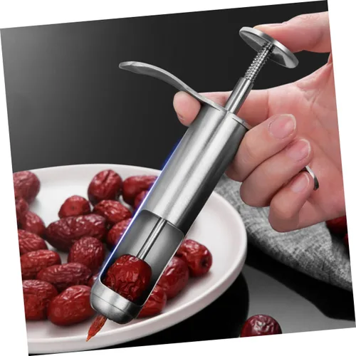 Miniatura 7 de Ciieeo Herramienta de eliminación de núcleo de azufaifo, descorazonador de frutas de cocina para fácil eliminación de fosas rojas, diseño ligero