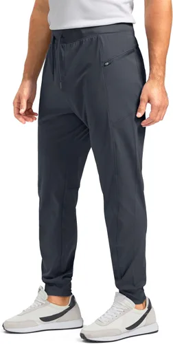 Miniatura 2 de G Gradual Pantalones deportivos para hombre con bolsillos con cremallera, elásticos, cónicos, pantalones deportivos para hombre, entrenamiento
