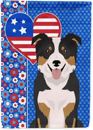 Miniatura 85 de Caroline's Treasures WDK5119GF - Bandera de jardín americana de Airedale Terrier de Estados Unidos, color negro y tostado, bandera decorativa