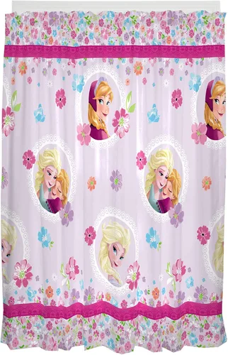 Miniatura 4 de Franco - Juego de cortinas para ventanas de habitación infantil Disney Frozen - Púrpura claro