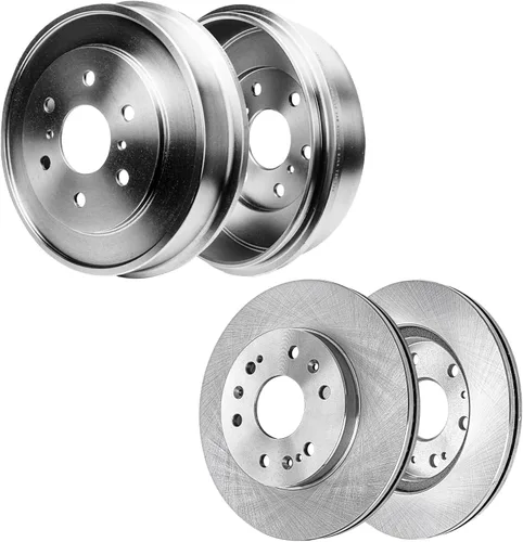 Miniatura 107 de Detroit Axle - Rotores de freno para Chrysler 200 2015 2016 2017, Rotores de freno de disco de reemplazo: 12.01" pulgadas delantero y 10.95
