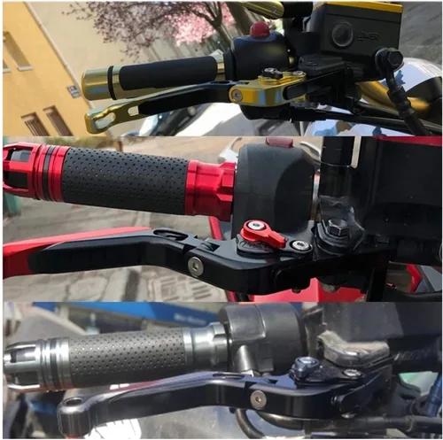 Miniatura 4 de for Suzuki V-Strom 2002-2016 2015 2014 20132 012 2011 2010 V-Strom Motorcycle Brake Handle Adjustable Brake Clutch Lever Handbar (Color : 1)