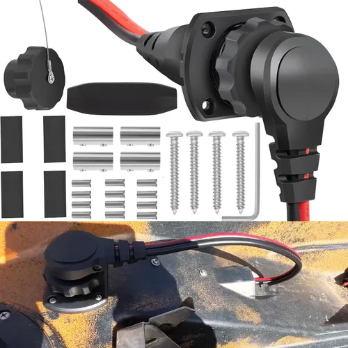 1865128 1865120 MKR-26 MKR-28 para Minn Kota de agua dulce y salada motor de arrastre enchufe y receptáculo accesorio de batería marina